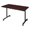 Regency Rectangle Training Table, 48" X 48" X 29", Laminated Melamine Top MKTRCC4824MH - alternate 1