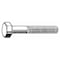Zoro Select Grade 5, 3/8"-16 Hex Head Cap Screw, Zinc Plated Steel, 2 in L, 25 PK N01200.037.0200 - alternate 1