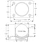 Ashland Conveyor Ball Transfer, Cntrsunk, 11/16In Ball Dia BT CFRT 4H .69DIA 90 CS/CS - alternate 2