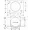 Ashland Conveyor Ball Transfer, Cntrsunk, 11/16In Ball Dia BT CFRT 4H .69DIA 90 CS/CS - alternate 3