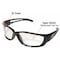 Edge Eyewear Kazbek XL Vapor Shield, Safety Glasses, Anti-Fog, Anti-Static & Anti-Scratch, Clear Lens SK-XL111VS - alternate 4