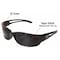 Edge Eyewear Kazbek XL Vapor Shield, Safety Glasses, Anti-Fog, Anti-Static & Anti-Scratch, Gray Lens, Full-Frame SK-XL116VS - alternate 3