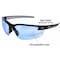 Edge Eyewear Zorge G2 Vapor Shield, Safety Glasses, Anti-Fog & Anti-Scratch, Light Blue Lens, Black Frame DZ113VS-G2 - alternate 2