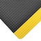Notrax Antifatigue Mat, 3 ft. L x 2 ft. W, 3/4" Thickness, Vinyl, Bubble, Black/Yellow 782S0023YB - alternate 1