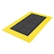 Notrax Antifatigue Mat, 120" L x 3 ft. W, 1" Thickness, PVC, Diamond, Black/Yellow 621S0310BY - alternate 1