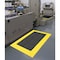 Notrax Antifatigue Mat, 120" L x 3 ft. W, 1" Thickness, PVC, Diamond, Black/Yellow 621S0310BY - alternate 2