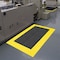 Notrax Antifatigue Mat, 96" L x 3 ft. W, 1" Thickness, PVC, Diamond, Black/Yellow 621S3696BY - alternate 3