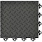 Notrax Interlocking Antifatigue Mat Tile, 12 in W x PVC, Black 621STL12BL - alternate 1