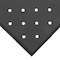 Notrax Antifatigue Mat, Nitrile Rubber Blend Foam, Mini-Diamond Studded Top, 3 ft W x 5 ft L, Black T17P0035BL - alternate 1