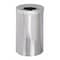 Safco 35 gal. Puncture-Resistant Steel Round Trash Can, Silver 9695 - alternate 1
