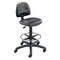 Safco Chair with Footring, 25 in W 25" L 54" H, Vinyl Seat 3406BL - alternate 1