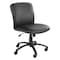 Safco Uber Task Chair, Black Seat, Seat: 20-3/4" L 40-1/2" H, Vinyl Seat 3491BV - alternate 1