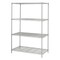 Safco Wire Shelving Unit, 24"D x 48"W x 72"H, Gray 5294GR - alternate 1