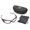 Revision Military Safety Glasses, Anti-Fog & Anti-Scratch, Clear Lens, Black Frame 4-0491-0016 - alternate 1