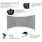 Steiner Welding Screen, Transparent Vinyl, 8 ft. W., 6 ft. H., 13 oz/sq yd, 150 Degrees F Withstand Temp. 533-6X8 - alternate 5