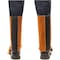 Steiner Leggings, Cowhide, 9 in Length, Hook-and-Loop Closure On Back of Leg Closure, Brown, Universal 12186 - alternate 2