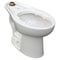 American Standard Toilet Bowl, 1.1 to 1.6 gpf, Flush Valve, Floor Mount, Elongated, White 3462001.020 - alternate 1
