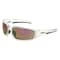 Uvex Hypershock, Safety Glasses, Anti-Scratch, Red Mirror Lens, Clear Frame, Full-Frame S2974 - alternate 1