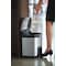 Rubbermaid Commercial Slim Jim Step-On 13 gal Rectangular Step-On Can, Black, Foot Pedal, Stainless Steel, 13 5/8 in 1901992 - alternate 2