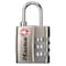 Master Lock Luggage/Briefcase Padlock, Steel, Side 4680DNKL - alternate 1