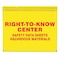 Accuform Right to Know Center, Right-To-Know Center Safety Data Sheets Hazardous Materials, 26 1/2 in W ZRS384 - alternate 1