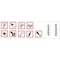 Accuform Tag, Chemical, Gas, or Hazardous Materials, Gas or Hazardous Materials, Cardstock, 8 1/2 in H x THS405CTM - alternate 2