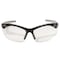 Edge Eyewear Zorge G2, Reader Safety Glasses, Not Applicable, Clear Lens, Black Frame, Half-Frame DZ111-1.5-G2 - alternate 3
