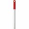 Vikan 1460mm Color Coded Handle, 1 in Dia, Red, Aluminum 29594 - alternate 2