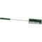 Vikan 2 5/8 in W Tube and Valve Brush, Medium, 13 1/2 in L Handle, 5 51/64 in L Brush, Green 53702 - alternate 2