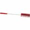 Vikan 2 5/8 in W Tube and Valve Brush, Medium, 13 1/2 in L Handle, 5 51/64 in L Brush, Red 53704 - alternate 4