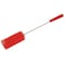 Vikan 2 5/8 in W Tube and Valve Brush, Medium, 13 1/2 in L Handle, 5 51/64 in L Brush, Red 53704 - alternate 1