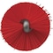 Vikan 1 in W Tube and Valve Brush, Medium, 14 in L Handle, 5 57/64 in L Brush, Red, 19 9/10 in L Overall 53764 - alternate 3
