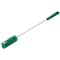 Vikan 1-5/8" W Tube and Valve Brush, Stiff, 13 3/4 in L Handle, 5 in L Brush, Green 53782 - alternate 1
