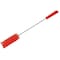 Vikan 1-5/8" W Tube and Valve Brush, Stiff, 13 3/4 in L Handle, 5 in L Brush, Red, 19 57/64 in L Overall 53784 - alternate 1