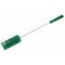 Vikan 2" W Tube and Valve Brush, Medium, 13 25/64 in L Handle, 5 in L Brush, Green, 20 in L Overall 53792 - alternate 1