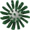 Vikan 2 3/8 in W Tube and Pipe Brush, Stiff, Not Applicable L Handle, 5 1/2 in L Brush, Green 5380632 - alternate 2