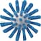 Vikan 2 3/8 in W Tube and Pipe Brush, Stiff, Not Applicable L Handle, 5 1/2 in L Brush, Blue 5380633 - alternate 4