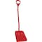 Remco Ergonomic Square Point Shovel, Polypropylene Blade, 51.2 in L, Red 56014 - alternate 1
