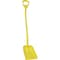 Remco Ergonomic Square Point Shovel, Polypropylene Blade, 50 in L, Yellow 56116 - alternate 1