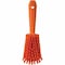 Vikan 3 in W Scrub Brush, Stiff, 5 57/64 in L Handle, 4 1/2 in L Brush, Orange, Plastic, 10 in L Overall 41927 - alternate 3