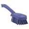 Vikan 3 in W Scrub Brush, Stiff, 5 57/64 in L Handle, 4 1/2 in L Brush, Purple, Plastic, 10 in L Overall 41928 - alternate 1
