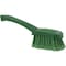 Vikan 3 in W Scrub Brush, Soft, 5 57/64 in L Handle, 4 1/2 in L Brush, Green, Plastic, 10 in L Overall 41942 - alternate 3