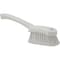 Vikan 3 in W Scrub Brush, Soft, 5 57/64 in L Handle, 4 1/2 in L Brush, White, Plastic, 10 in L Overall 41945 - alternate 3