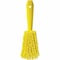 Vikan 3 in W Scrub Brush, Soft, 5 57/64 in L Handle, 4 1/2 in L Brush, Yellow, Plastic, 10 in L Overall 41946 - alternate 2