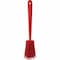 Vikan 2 3/4 in W Scrub Brush, Stiff, 11 51/64 in L Handle, 4 1/2 in L Brush, Red, Plastic 41864 - alternate 2