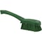Vikan 3 in W Scrub Brush, Stiff, 5 57/64 in L Handle, 4 1/2 in L Brush, Green, Plastic, 10 in L Overall 41922 - alternate 2