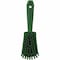 Vikan 3 in W Scrub Brush, Stiff, 5 57/64 in L Handle, 4 1/2 in L Brush, Green, Plastic, 10 in L Overall 41922 - alternate 3
