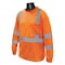 Radians Unisex T-Shirt, Birdseye Mesh, Pullover, Hi-Vis Orange, M ST21-3POS-M - alternate 1