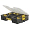 Stanley Adjustable Compartment Box W/ 14 Compartments, 3-3/7" H x 13 in L x 17 3/8 in W, Black/Yellow STST14027 - alternate 2