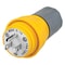 Hubbell Wiring Device-Kellems Watertight Straight Blade Plug, 5-15P, 15 A, 125V AC, 2 Pole, Screw Terminals, Grounded HBL14W47A - alternate 1